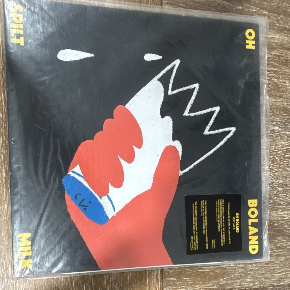 Oh Boland Spilt Milk LP 2016 Original Clear Vinyl Volar Records VOLAR49 GaragRoc